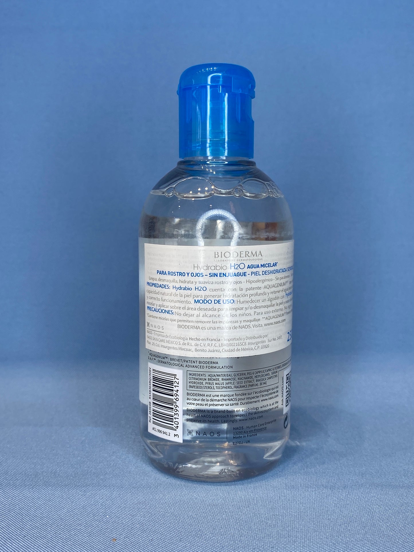 Hydrabio H2O, Agua micelar desmaquillante