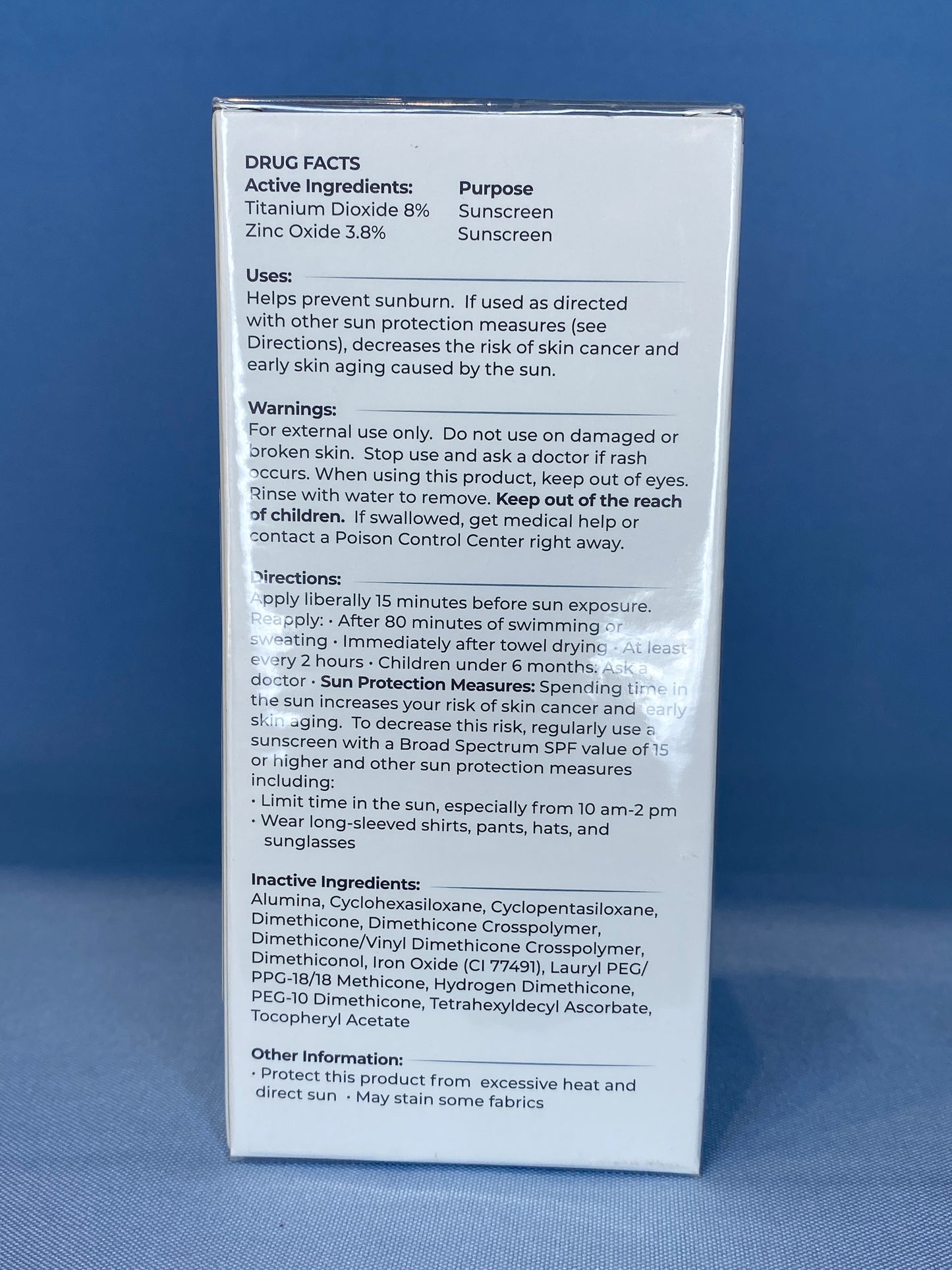SPF40 Facial Mineral Fusion con color