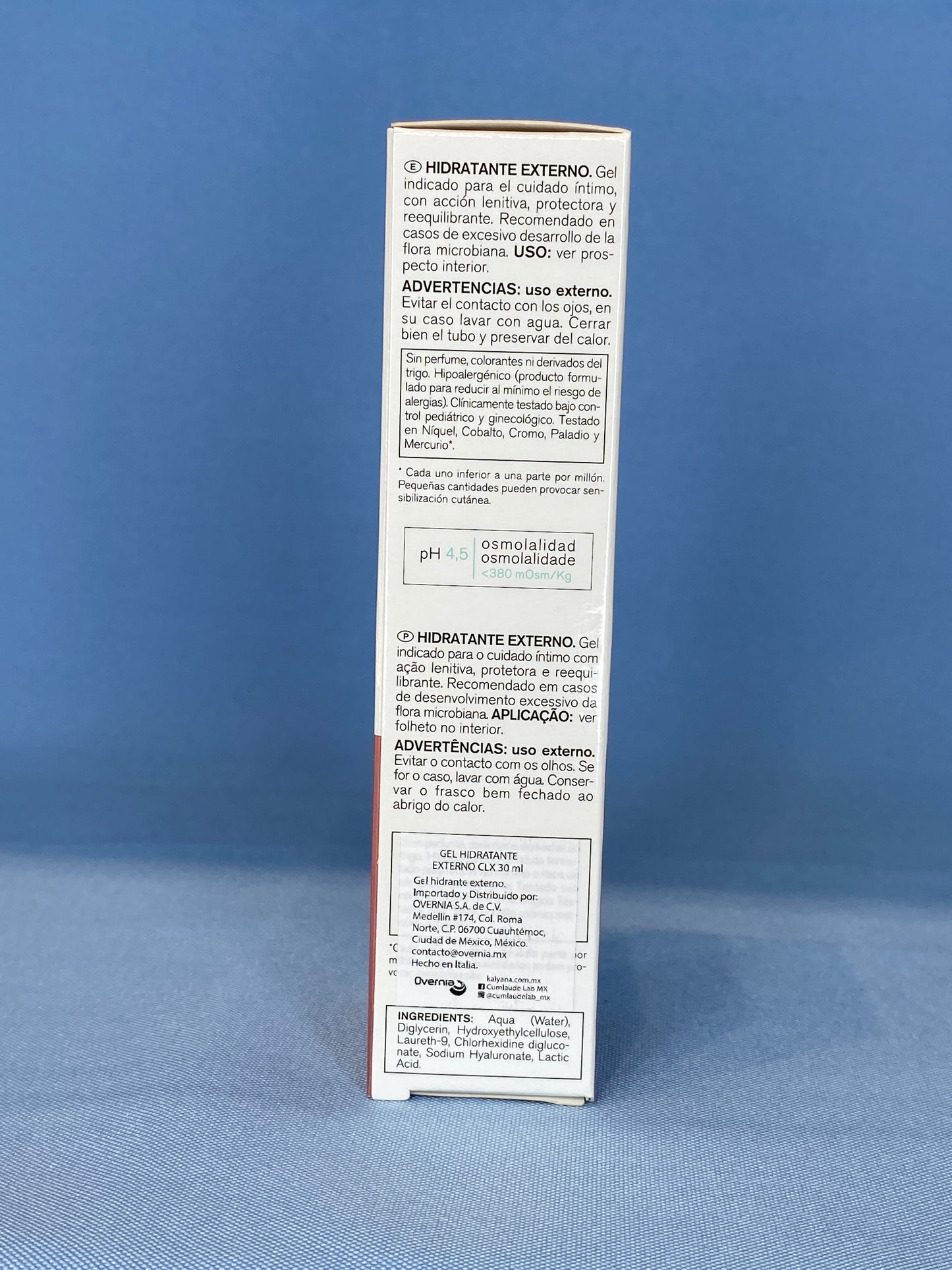 Gel hidratante externo CLX