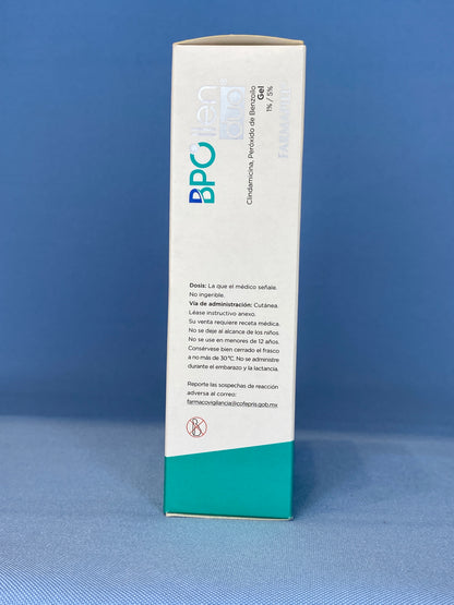 Bpollen dun Clindamicina 1% Peroxido de Benzolio