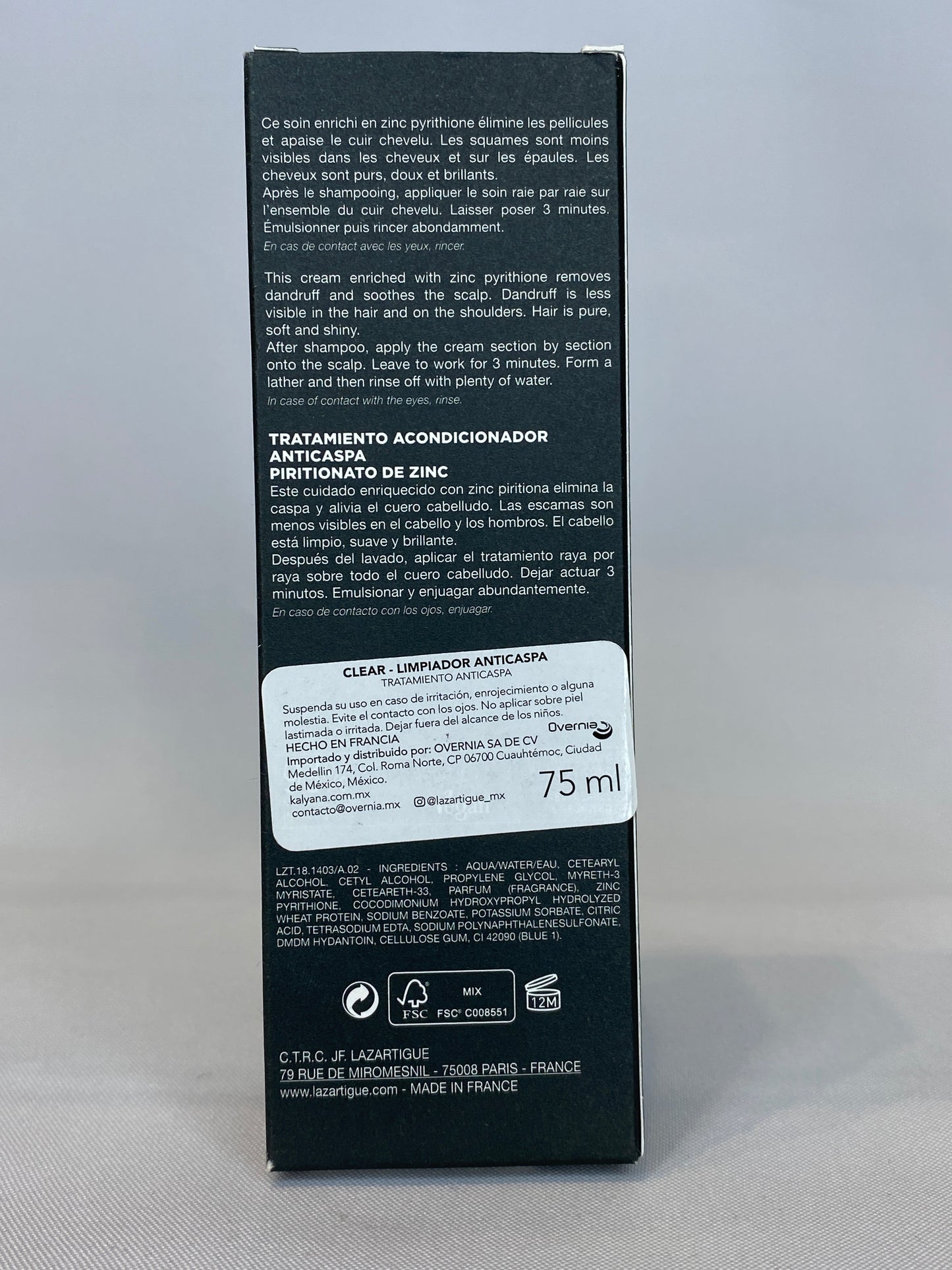 Clear Post Shampoo