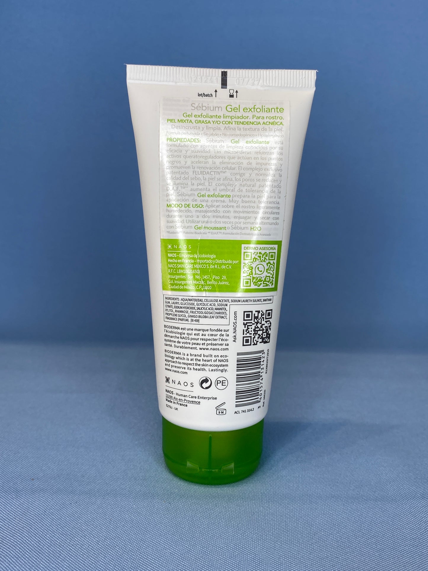 Sébium Gel Gommant, Gel exfoliante