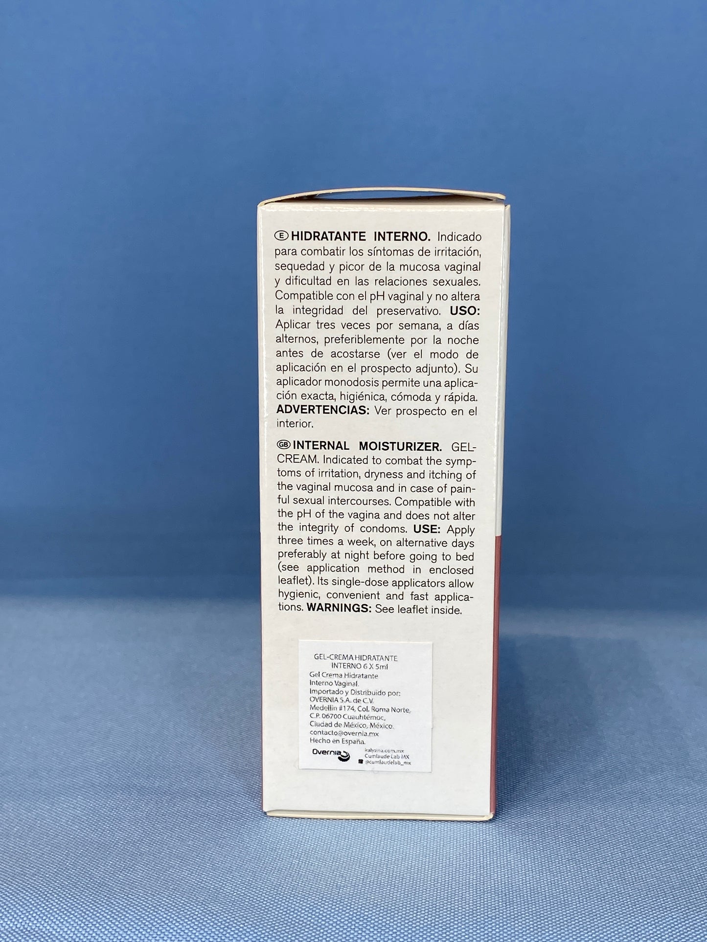 Gel crema hidratante interno